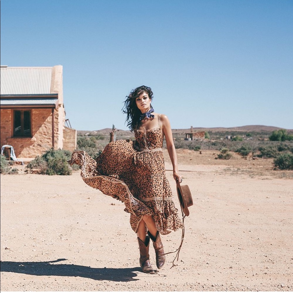 Spell Saphari Sundress Unicorn 🦄 Tears 💧 in Tan